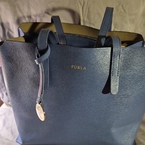 Furla Elegant Blue Tote
